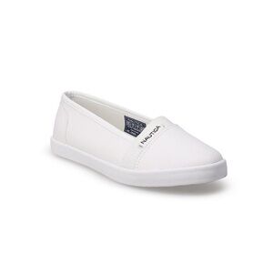 NWT Nautica Women's Classic White Slip-On Flats Shoes Sz 10